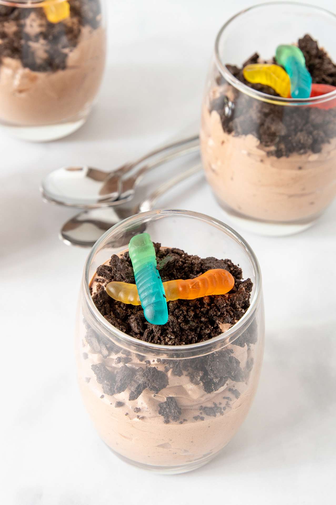 Individual Pudding Dirt Cups