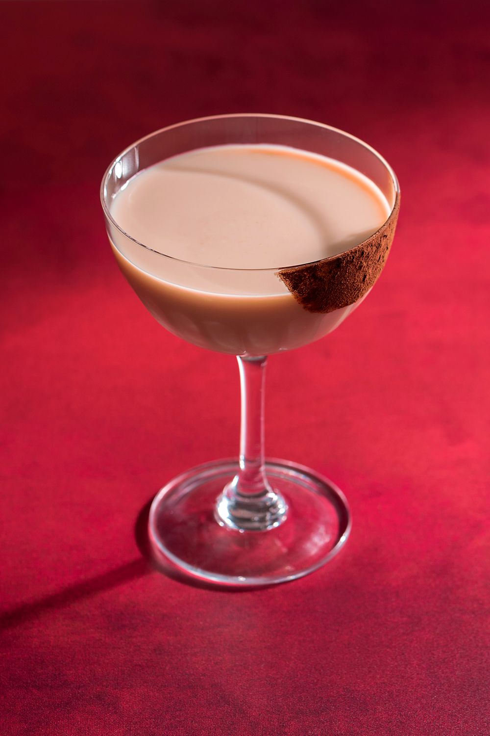 Easy Chocolate Martini in a glass 